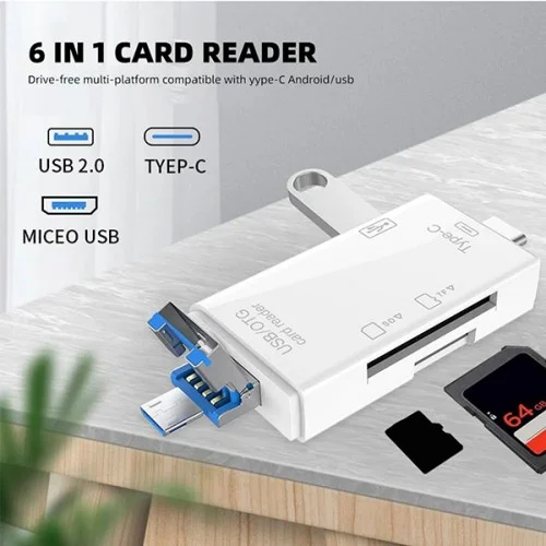 YD-40 Çoklu Usb | Otg | Sd | Kart |Flash Okuyucu