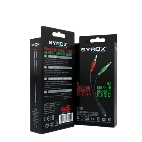 Syrox Syx-C119 Ses ve Mikrofon Kablosu