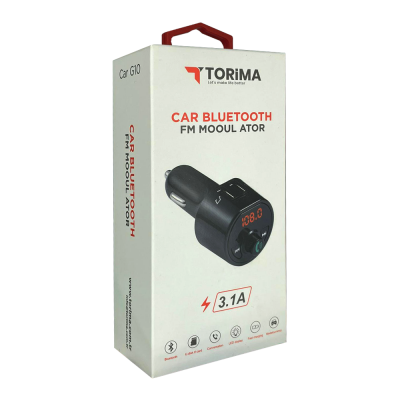 Torima G10 Bluetooth Fm Transmitter | 3.1A Araç Şarjı