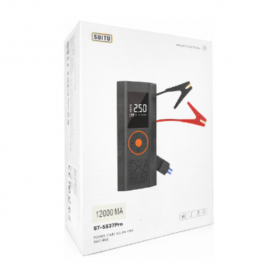 Leerfei ST-5537 Pro Dijital Göstergeli Hava Pompası | Akü Şarj Takviyesi | Powerbank