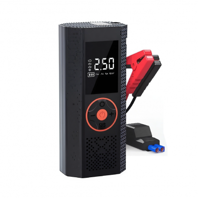 Leerfei ST-5537 Pro Dijital Göstergeli Hava Pompası | Akü Şarj Takviyesi | Powerbank