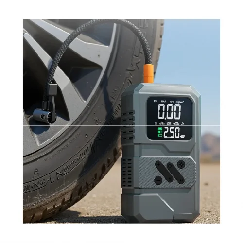 Leerfei ST-9654 Dijital Göstergeli Hava Pompası | Akü Şarj Takviyesi | Powerbank