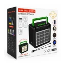 LP V96 Güneş Enerjili FM Radyolu TWS Bluetooth Speaker | 4 Mod Kamp Işığı | Powerbank Özellikli