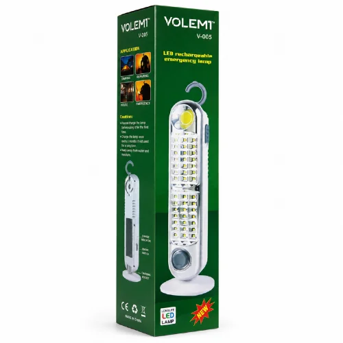 Volemi V005 Güneş Enerjili Şarj Edilebilir Askılı | Standlı Kamp Lambası | El Feneri