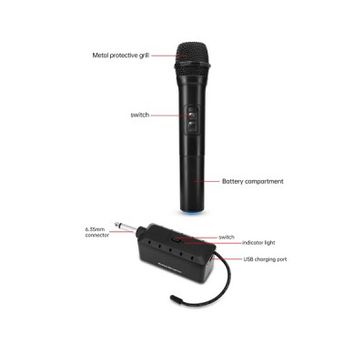 Profesyonel Kablosuz Speaker Mikrofon | WN01