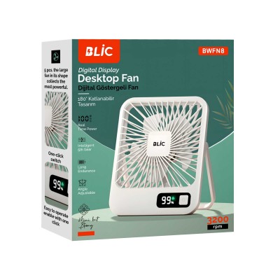 Blic Bwfn8 Mini Şarjlı Fan Blic Bwfn8 Mini Şarjlı Fan