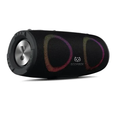 Powerway BoomBox 30W Çift Bass Led Işıklı Bluetooth Speaker 