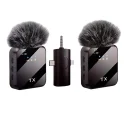 F11-2 Bluetooth Yaka Mikrofonu 3 Farklı Giriş | 2 Adet