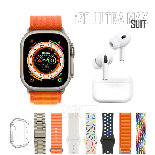İ20 Ultra 2 Max Suit | 10 Kordon| Kulaklık ve Silikon Kılıf Hediye İ20 Ultra 2 Max Suit | 10 Kordon| Kulaklık ve Silikon Kılıf Hediye