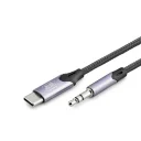 Subzero AX90 Type-C Aux Dönüştürücü Metal Hasır Kablo
