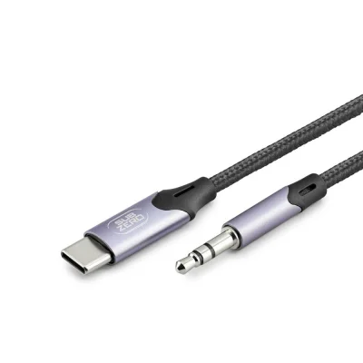 Subzero AX90 Type-C Aux Dönüştürücü Metal Hasır Kablo