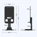 Subzero FD44 Metal Masaüstü Telefon Tutucu | 360 Derece Döner