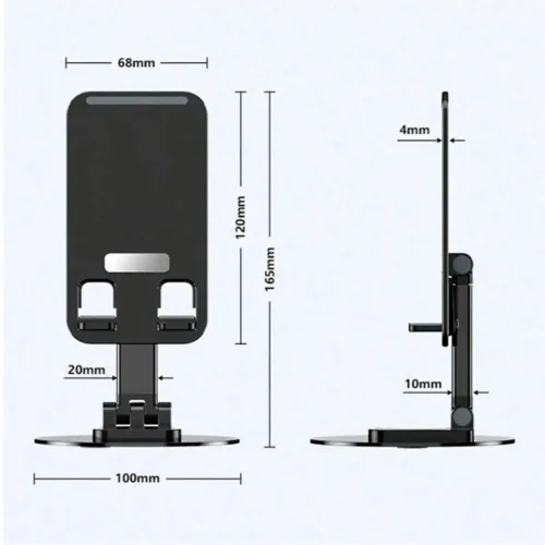 Subzero FD44 Metal Masaüstü Telefon Tutucu | 360 Derece Döner
