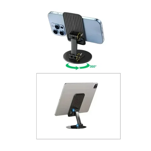 Subzero FD44 Metal Masaüstü Telefon Tutucu | 360 Derece Döner