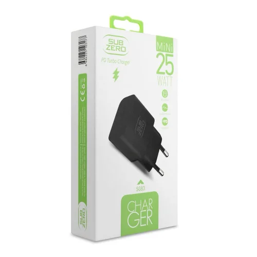 Subzero SG83 25W PD Type-C Girişli Ev Şarj Başlığı