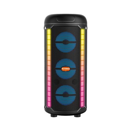D43 RGB Işıklı Mikrofonlu Bluetooth Speaker 3x3"