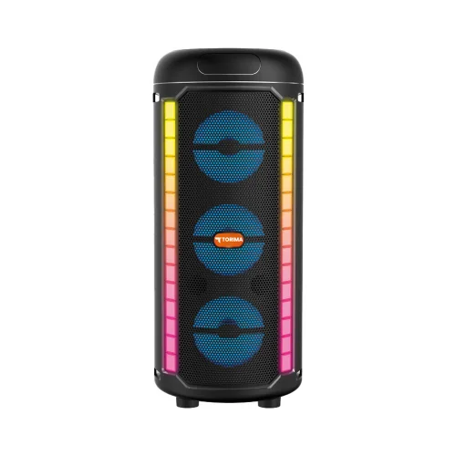 D43 RGB Işıklı Mikrofonlu Bluetooth Speaker 3x3"