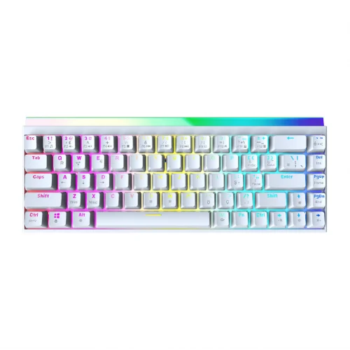 KS3N Mekanik Kablolu Oyuncu Klavyesi | Türkçe Q | RGB Işıklı