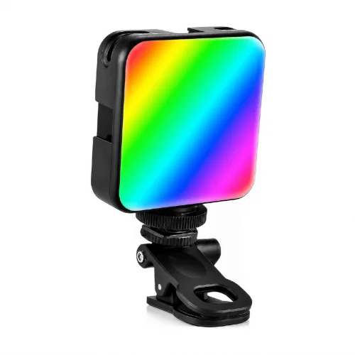 MJ-07 Şarjlı RGB Led Selfie Işığı | 3 Ton Işık | Ayarlanabilir Işık Seviyesi