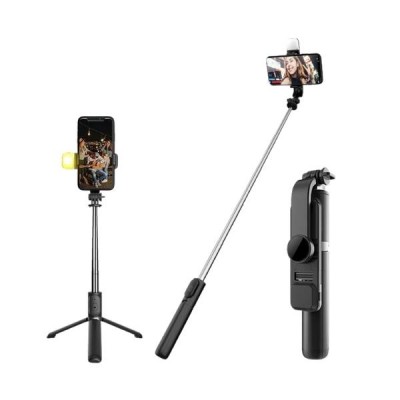 K07 Buetooth Kumandalı Selfie Çubuğu | Tripod 60cm 360 Oynar Kafa