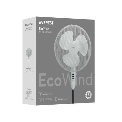 Everest EcoWind Ev Tipi Vantilatör | FAN10 Everest EcoWind Ev Tipi Vantilatör | FAN10