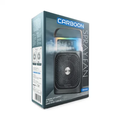 Carboon DD5005 Şarjlı Sprey Sulu Fan | 3 Kademe Hız