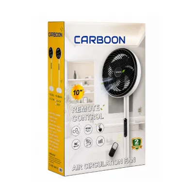 Carboon FS-1683HR Ayaklı 80W Oda Vantilatörü 10" | Uzaktan Kumandalı