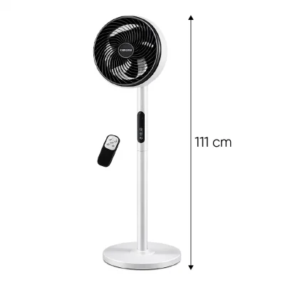 Carboon FS-1683HR Ayaklı 80W Oda Vantilatörü 10" | Uzaktan Kumandalı
