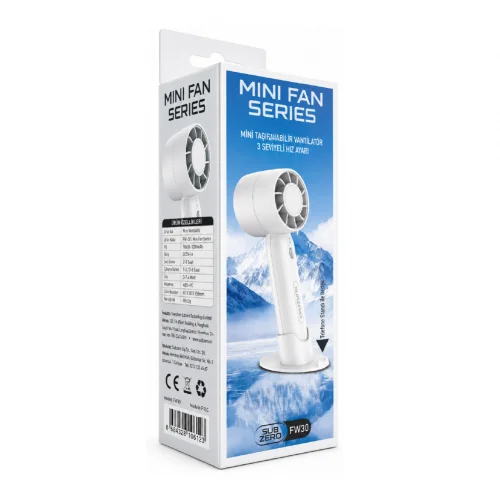 Subzero FW30 Mini Şarjlı Fan