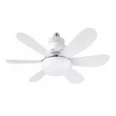 Ventus 6 Kanat Tavan Tipi 3 Kademeli Serinletici Fan | 3 Işık Tonlu Lamba 40W | Uzaktan Kumanda