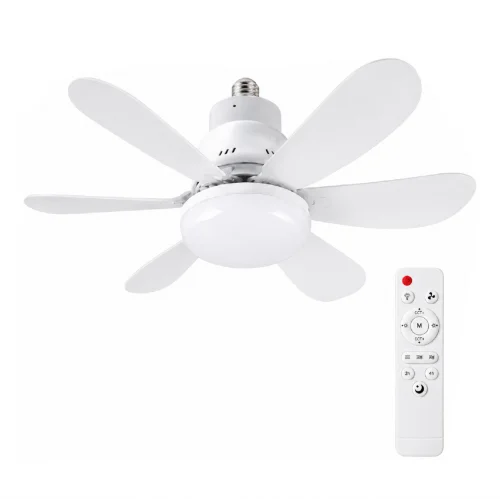 Ventus 6 Kanat Tavan Tipi 3 Kademeli Serinletici Fan | 3 Işık Tonlu Lamba 40W | Uzaktan Kumanda