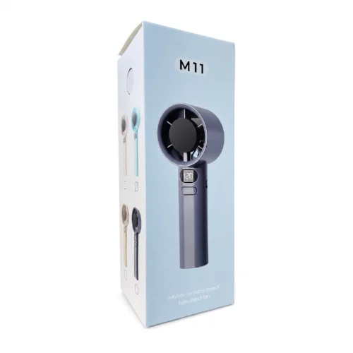 YK Design M11 Şarjlı Hız Ayarlı LCD Göstergeli Mini El Fanı