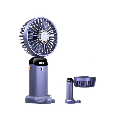 88172A Mini Şarjlı Fan | Dijital Göstergeli