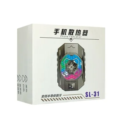 SL-31 LCD Isı Göstergeli | Kademeli Telefon Soğutucu Fan | Kablolu