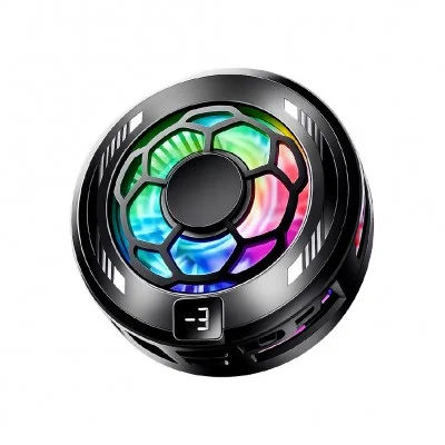 SL-81 Mıknatıslı Kablolu 3 Kademeli RGB Telefon Soğutucu Fan