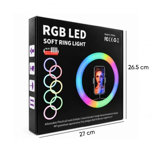 MJ26 10'' Rgb Led Selfie Işığı | Tripod Hediyeli