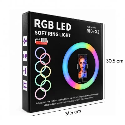 MJ30 12'' Rgb Led Selfie Işığı (Tripot Hediyeli)