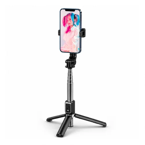 YK Design P40S Buetooth Kumandalı Selfie Çubuğu | Tripod | 19.5 - 106cm