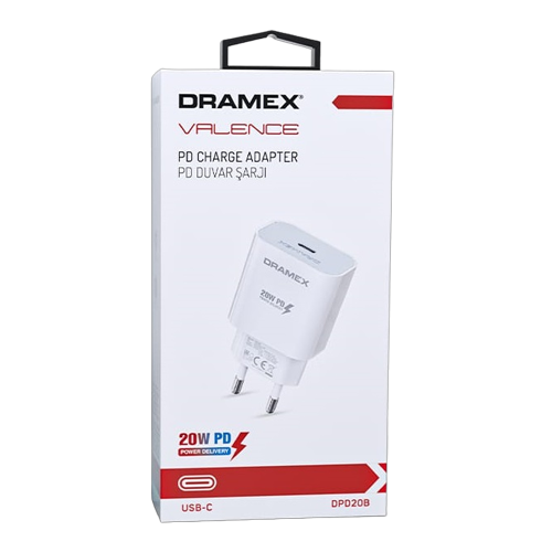 Dramex DPD20B 20W Type-C Giriş Pd Şarj Başlık Dramex DPD20B 20W Type-C Giriş Pd Şarj Başlık