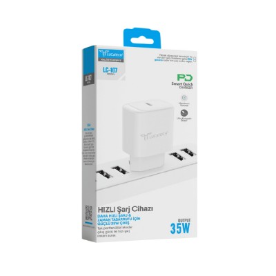 Lucatech LC107 35W Pd Şarj Başlığı