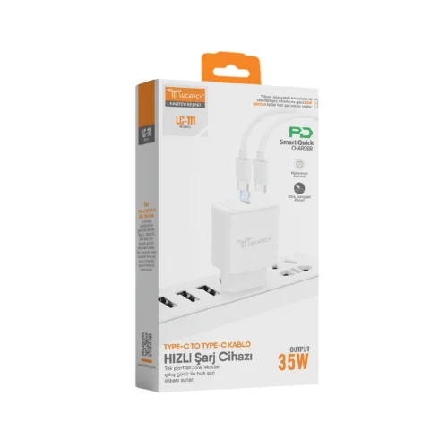 Lucatech LC111 Type-C 35W Pd Şarj Aleti