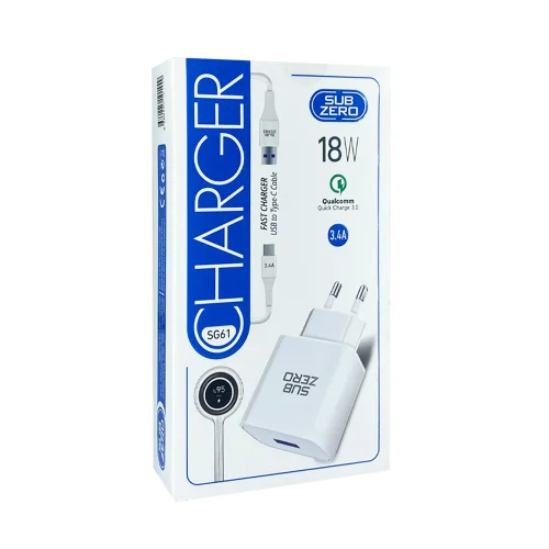Subzero Sg61 Fast Type-c 3.4A Ev Şarj | 18W