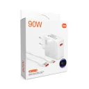 Wi 90W Qualcomm 3.0 Type-C 3A Hızlı Şarj Cihazı | Turbo Salise Gösterge