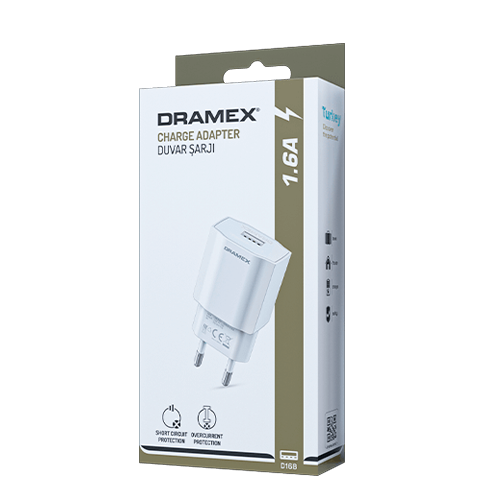 Dramex D16B 1.6 Amper Usb Ev Başlık