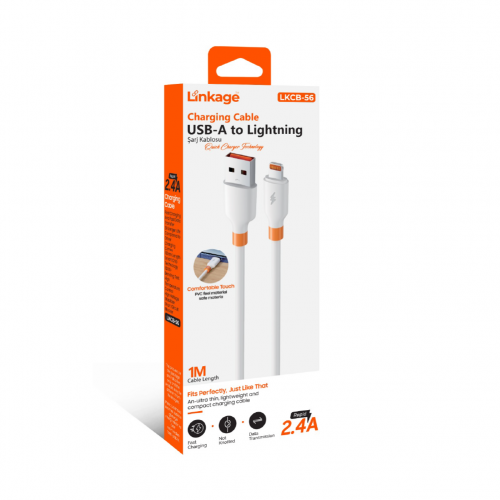 Linkage Lkcb56 2.4A İphone Şarjı Kablosu