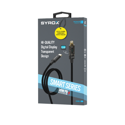 Syrox C141TL 30W Örgülü Pd Iphone Kablo