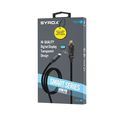 Syrox C141TL 30W Örgülü Pd Iphone Kablo Syrox C141TL 30W Örgülü Pd Iphone Kablo