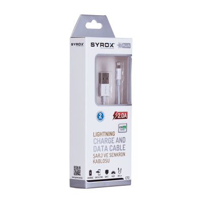 Syrox Syx-C72 İphone7 2A 1.2Mt Kablo