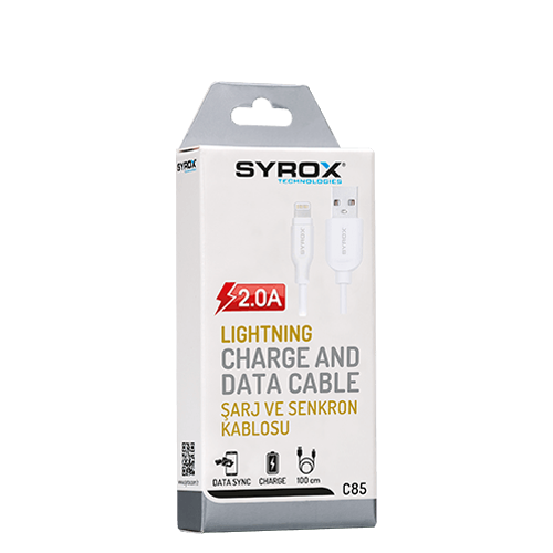 Syrox Syx-C85 Iphone6 1Mt 2A Kutu Kablo