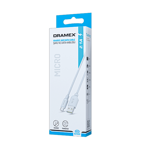 Dramex D21MK Micro 2.1 Amper Usb Kablo